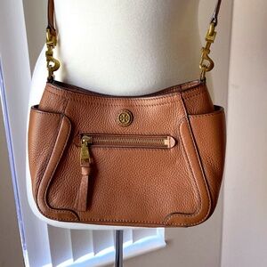 Tory Burch Frances Satchel Mini Camel color crossbody